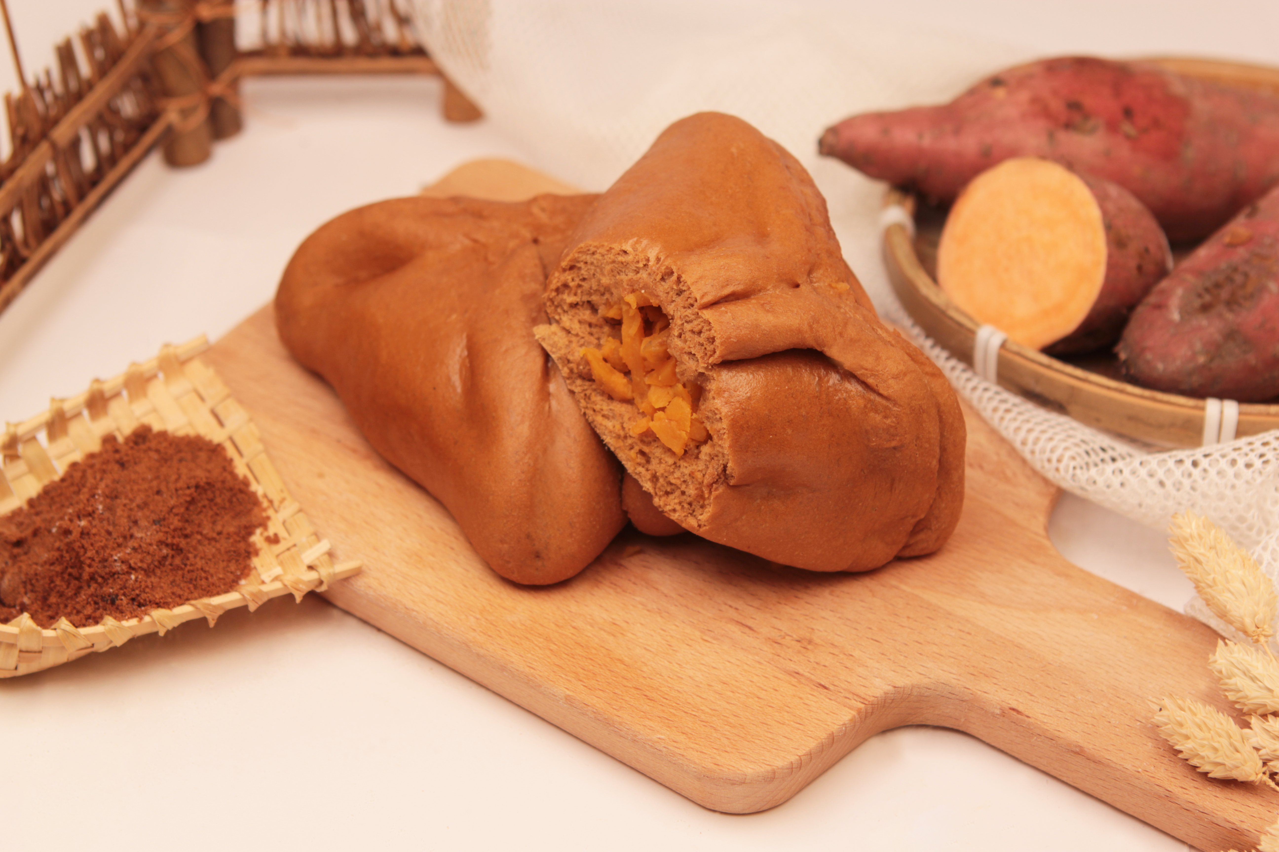 沖繩黑糖黃金地瓜三角包 5入 (素)